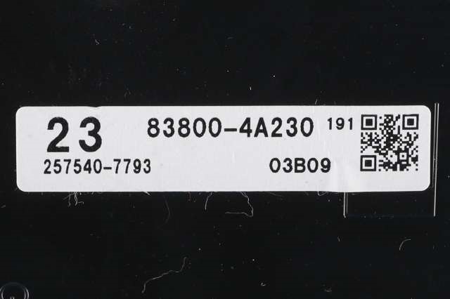 Instrumentpanel til Toyota RAV4 2016-2019 (Type IV, Fase 2)  (TOYOTA|83800-4A230|)