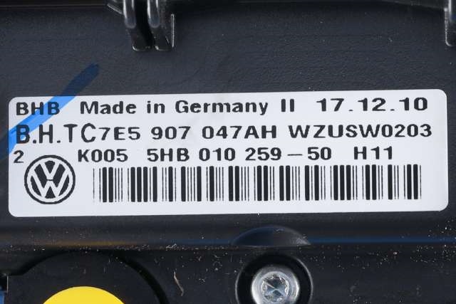Varmeapparat betjening til VW Transporter / Caravelle 2009-2015 (Fase 2) (T5) (T5) (HELLA|5HB 010 259-50|7E5 907 047 AH|)