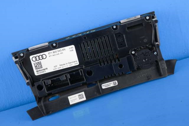 Varmeapparat betjening til Audi Q5 2008-2012 (Type I, Fase 1)  (VAG|8T1 820 043 AN|)