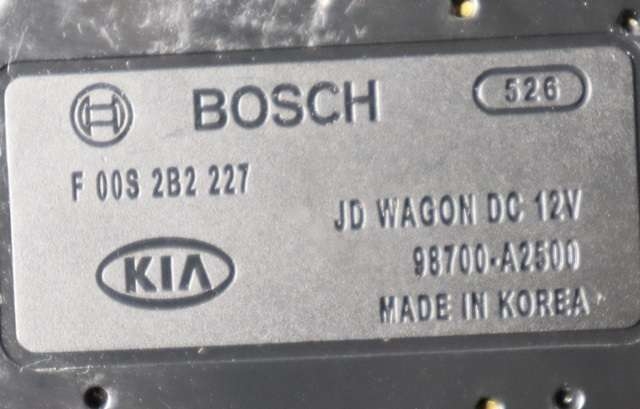 Viskermotor bakrute til Kia Cee