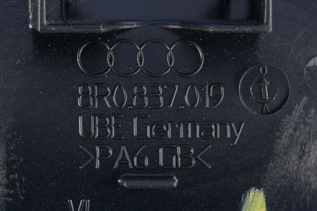 Dørhåndtak inv venst foran til Audi Q5 2008-2012 (Type I, Fase 1)  (VAG|8R0 837 019 O|)