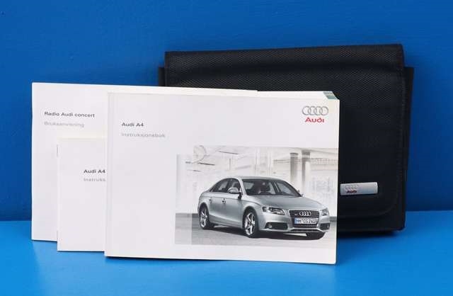 Instruksjonsbok til Audi A4, 2007-2014 (Type IV) (B8) (B8) 