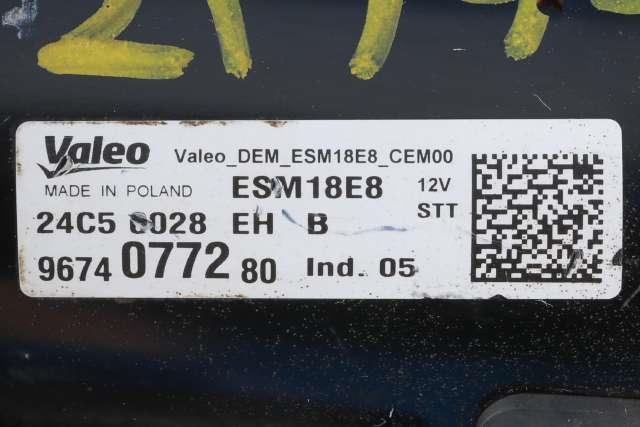 Starter til Peugeot 308 2013-2021 (Type II) (VALEO|ESM18E8|96 740772 80|)