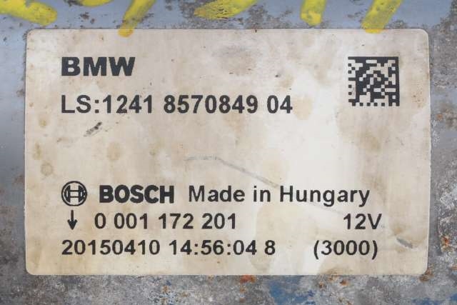 Starter til BMW 1-Serie 2015-2019 (Fase 2) (F20/F21) (F20/F21) (BOSCH|0 001 172 201|12.41-8 570 849|)