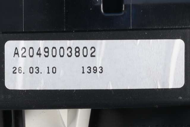 Instrumentpanel til Mercedes C-Klasse 2007-2011 (Fase 1) (W204) (W204) (MERCEDES|A 204 900 38 02|)