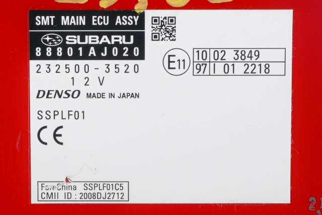 Styreenhet diverse til Subaru Outback 2009-2014 (Type IV)  (DENSO|232500-3520|88801-AJ020|)