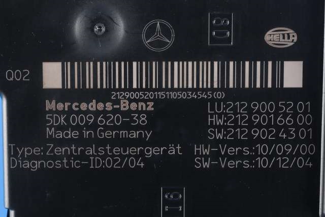 Styreenhet (SAM - Signal Acquisition Module) til Mercedes E-Klasse 2009-2013 (Fase 1) (W212) (W212) (HELLA|5DK 009 620-38|212 900 52 01|)