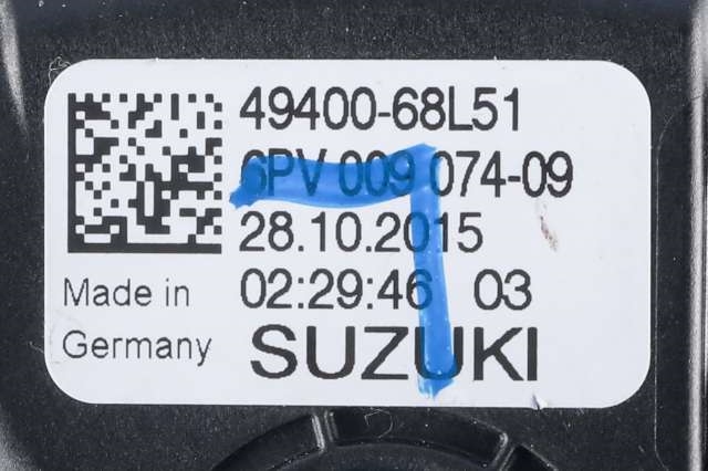 Pedal gass til Suzuki SX4 S-CROSS 2013-->> (Type II)  (HELLA|6PV 009 074-09|49400-68L51|)