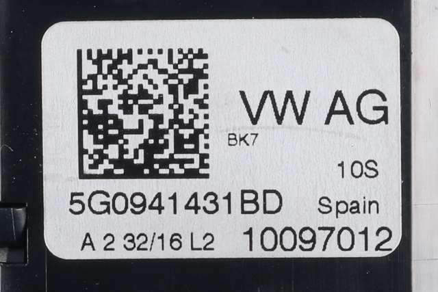 Bryter lys til VW Golf VII 2012-2017 (Fase 1)  (VAG|5G0 941 431 BD|)