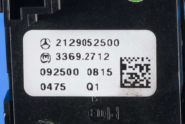 Bryter nødblink til Mercedes E-Klasse 2009-2013 (Fase 1) (W212) (W212) (MERCEDES|A 212 905 25 00|)