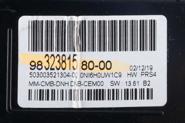 Instrumentpanel til Peugeot 3008 2016-->> (Type II)  (PEUGEOT|98 323815 80-00|)