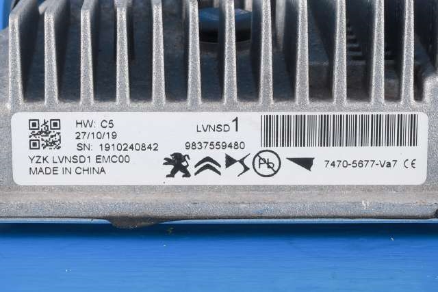 Styreenhet diverse til Peugeot 3008 2016-->> (Type II)  (PEUGEOT|98 375594 80|)
