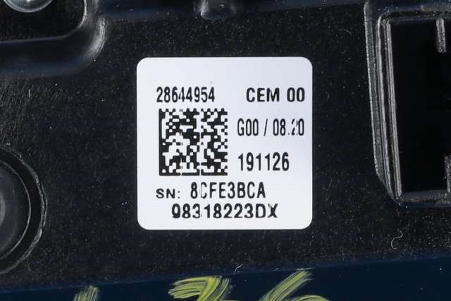 Bryter nødblink til Peugeot 3008 2016-->> (Type II)  (PEUGEOT|98 318223 DX|)