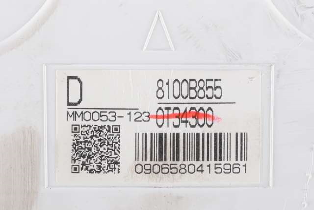 Instrumentpanel til Mitsubishi Outlander 2010-2012 (Type II, Fase 2)  (MITSUBISHI|8100B855|)