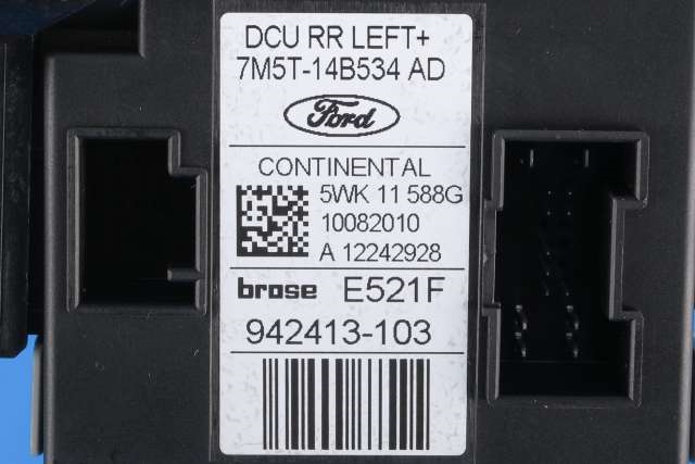 Ruteheis, kun motor, venstre bak til Ford Kuga 2008-2012 (Type I)  (FORD|7M5T-14B534-AD|)