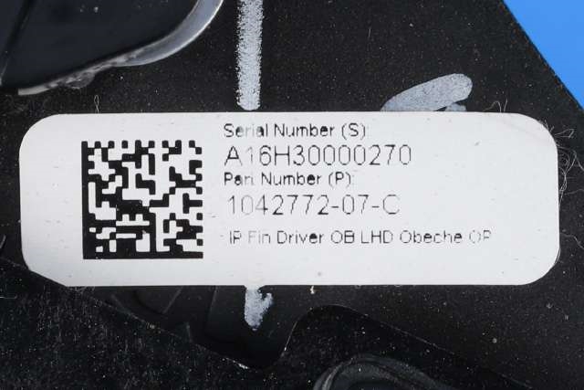 Dashbord friskluftdyse venstre til Tesla Model X 2016-->> (TESLA|1042772-07-C|)