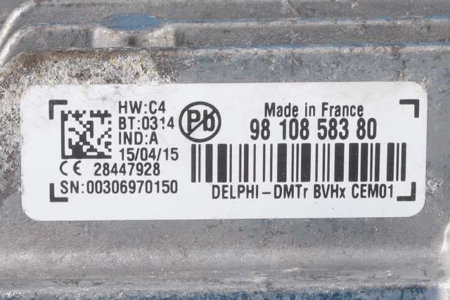 Styreenhet start/stopp til Peugeot 308 2013-2021 (Type II) (PEUGEOT|98 108583 80|)