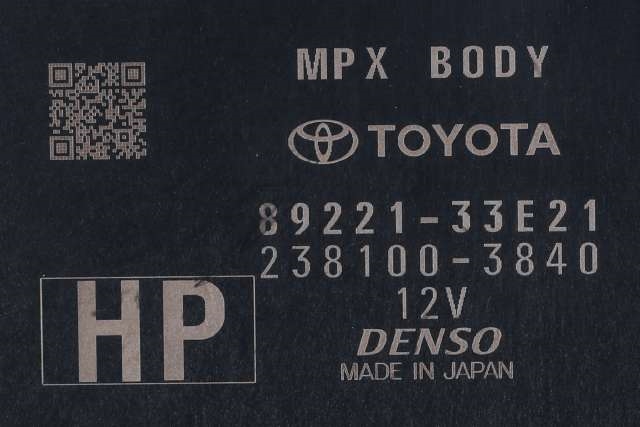 Styreenhet diverse til Toyota Camry 2019-->>  (DENSO|238100-3840|89221-33E21|)