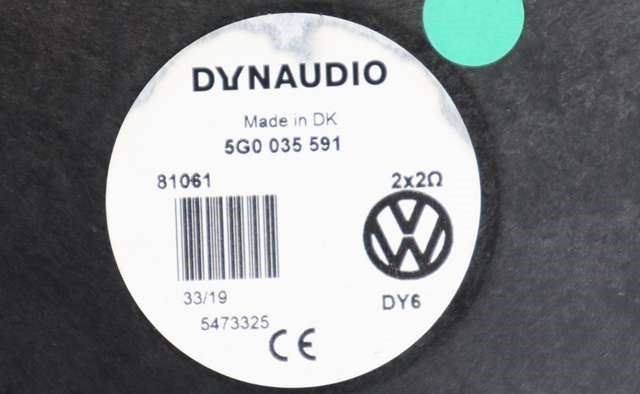 Bilstereo sub-woofer til VW e-Golf 2017-2020 (Fase 2)  (VAG|5G0 035 591|)