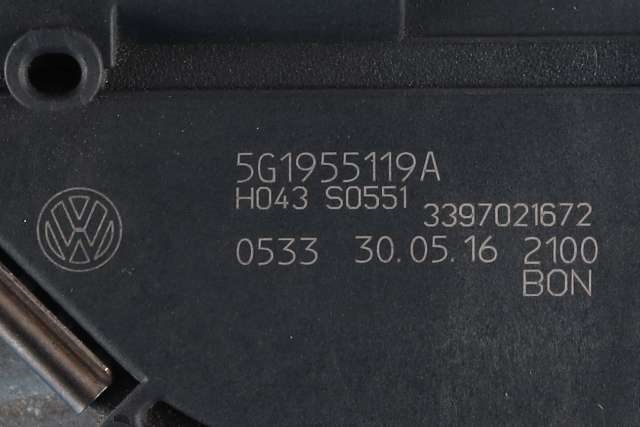 Viskermotor frontrute komplett m/overføring til VW Golf VII 2012-2017 (Fase 1)  (VAG|5G1 955 023 C|)