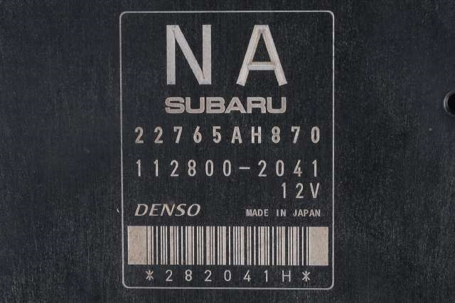 Styreenhet motor til Subaru Forester 2013-2019 (Type IV)  (DENSO|112800-2041|22765-AH870|)