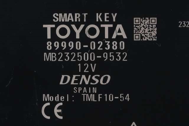 Styreenhet nøkkelfri/keyless til Toyota Auris 2015-2019 (Type II, Fase 2)  (TOYOTA|89990-02380|)