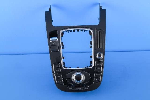 Bilstereo navigasjon betjeningspanel til Audi A4, 2007-2014 (Type IV) (B8) (B8) (VAG|8T0 919 611 WFX)