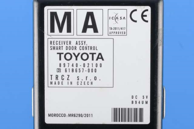 Styreenhet diverse til Toyota Auris 2015-2019 (Type II, Fase 2)  (TOYOTA|89740-02100|)