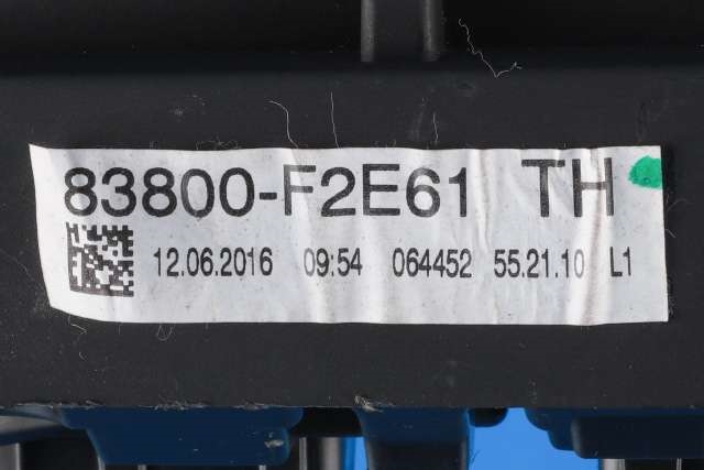 Instrumentpanel til Toyota Auris 2015-2019 (Type II, Fase 2)  (TOYOTA|83800-F2E61|)