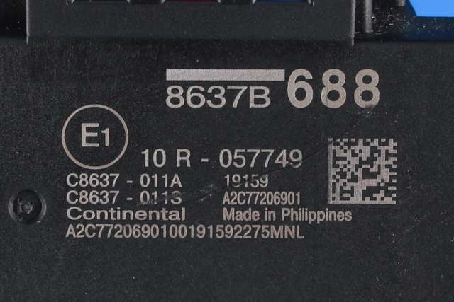 Sikringsboks til Mitsubishi Outlander 2015-->> (Type III, Fase 2)  (MITSUBISHI|8637B688|)