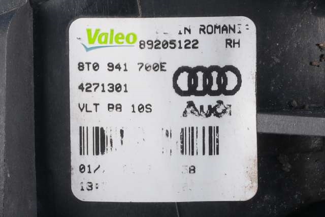 Tåkelykt høyre foran til Audi A1 2010-2014 (Type I, Fase 1) (VAG|8T0 941 700 E|)