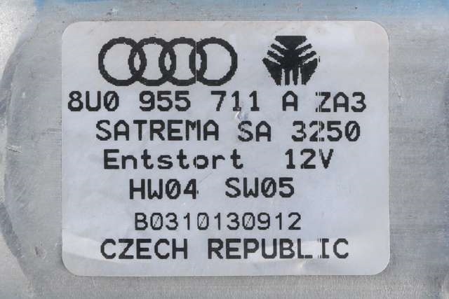 Viskermotor bakrute til VW Golf VI 2008-2012  (VAG|8U0 955 711 A|)