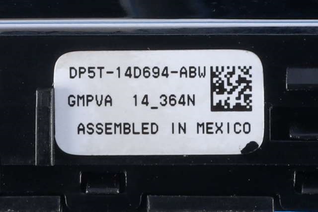 Bryter setevarme til Ford Fiesta 2013-2017 (Type VI, Fase 2) (FORD|DP5T-14D694-ABW|)