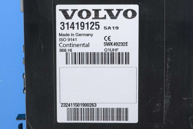 Styreenhet nøkkelfri/keyless til Volvo V60/V60 CC 2013-2018 (Type I, Fase 2)  (VOLVO|31419125|)