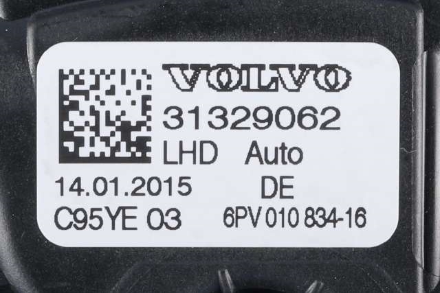Pedal gass til Volvo V60/V60 CC 2013-2018 (Type I, Fase 2)  (HELLA|6PV 010 834-16|31329062|)