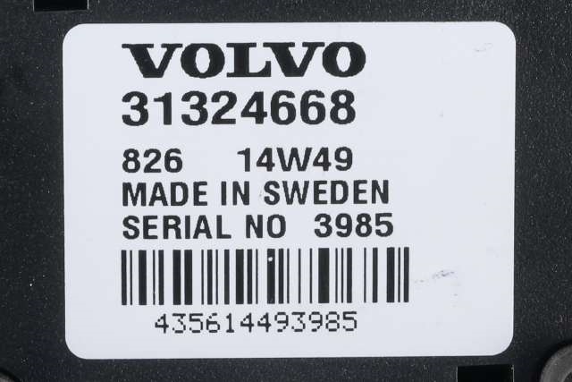 Bilstereo diverse til Volvo V60/V60 CC 2013-2018 (Type I, Fase 2) (VOLVO|31324668|)