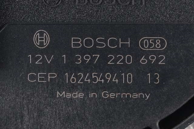 Viskermotor frontrute komplett m/overføring til Audi A3 2016-2020 (Type III, Fase 2) (VAG|8V1 955 023 D|)