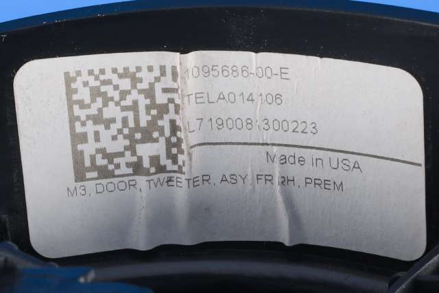 Bilstereo høyttaler til Tesla Model 3 2018-2023 (Fase 1) (TESLA|1079741-00-A|)