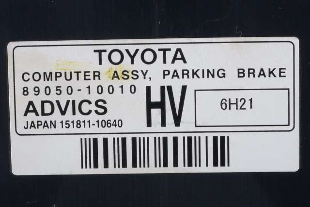 Styreenhet elektrisk parkbrems (EPB - Electric Parking Brake) til Toyota C-HR 2016-->>  (TOYOTA|89050-10010|)