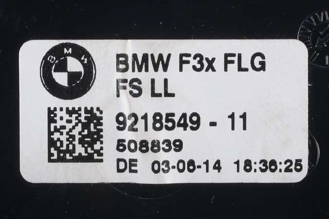 Dashbord friskluftdyse venstre til BMW 3-Serie 2012-2018 (F30/F31/F34) (F30/F31/F34) (BMW|9 218 549-11|)