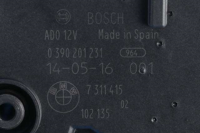 Viskermotor bakrute til BMW 3-Serie 2012-2018 (F30/F31/F34) (F30/F31/F34) (BOSCH|0 390 201 231|7 311 415|)