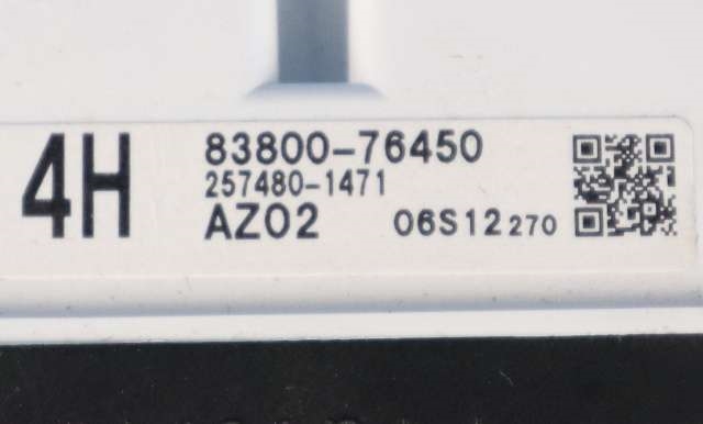 Instrumentpanel til Lexus CT 2010-2020  (DENSO|257480-1471|83800-76450|)