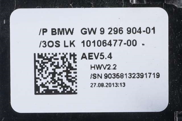 Girstang/girvelger automat til BMW 5-Serie 2010-2017 (F10/F11) (F10/F11) (BMW|9 296 904|)