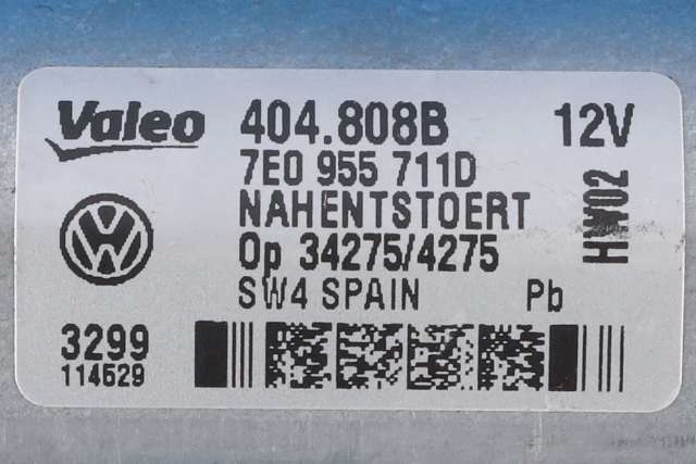 Viskermotor bakrute til VW Transporter / Caravelle 2019-->> (T6.1) (T6.1) (VAG|7E0 955 711 D|)