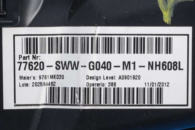 Dashbord friskluftdyse venstre til Honda CR-V 2007-2012 (Type III) (HONDA|77620-SWW-G040|)