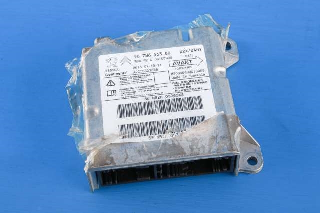 Styreenhet airbag hovedsensor til Peugeot 508, 2014-2018 (Type I, Fase 2) (PEUGEOT|96 786563 80)