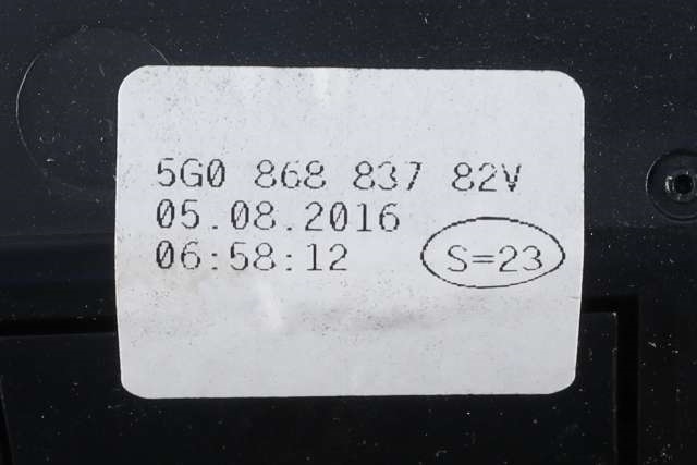 Taklyspanel til VW Golf VII 2012-2017 (Fase 1)  (VAG|5G0 868 837|)