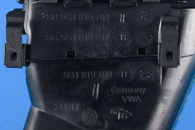 Dashbord friskluftdyse venstre til VW Golf VII 2012-2017 (Fase 1)  (VAG|5G1 819 703 H|)
