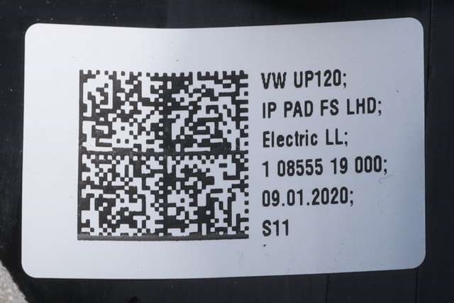 Dashbord friskluftdyse venstre til Seat Mii electric 2019-->>