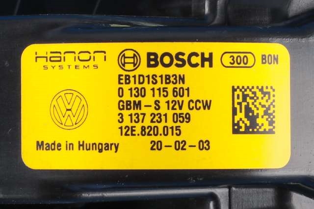 Varmeapparat motor til Seat Mii electric 2019-->>  (VAG|12E 820 015|)
